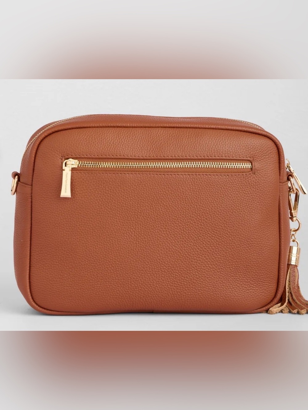 Pom Pom London City Plus Bag – Chestnut Leather Crossbody - Picture 2 of 9